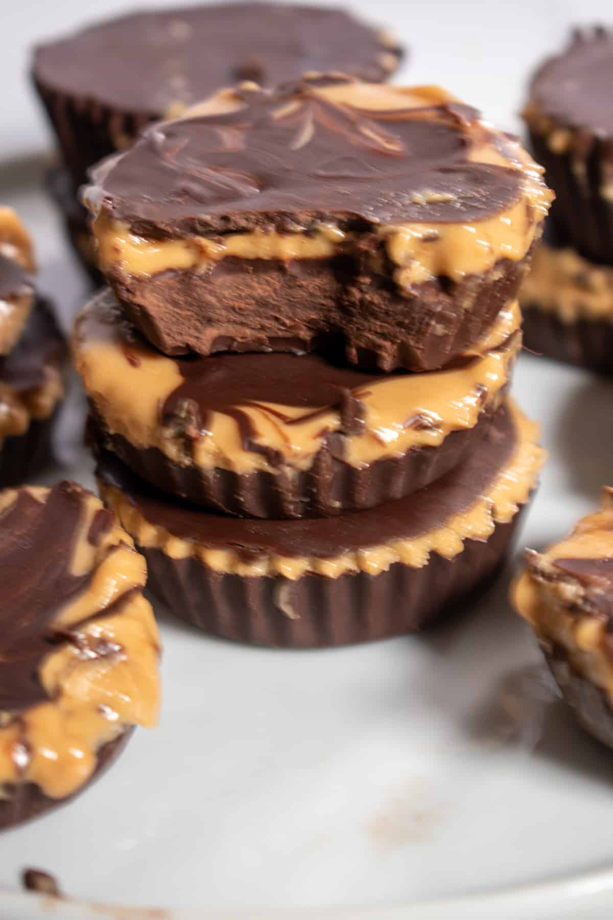 Lots of vegan chocolate peanut butter cups.